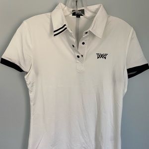 PXG women’s white golf shirt size L.